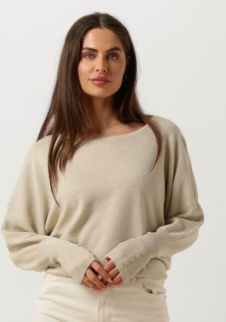 Zand NUKUS Trui BATWING PULLOVER LUREX - large