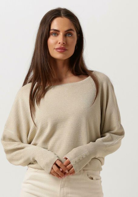 NUKUS Pull BATWING PULLOVER LUREX Sable - large