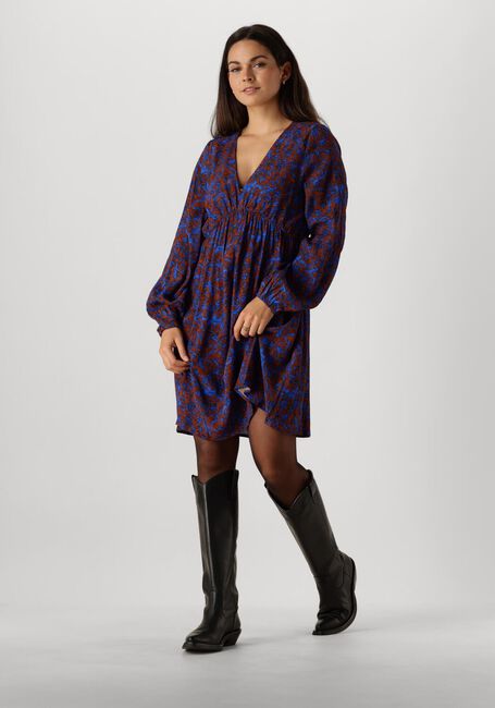 Blauwe YDENCE Mini jurk DRESS JAELY - large