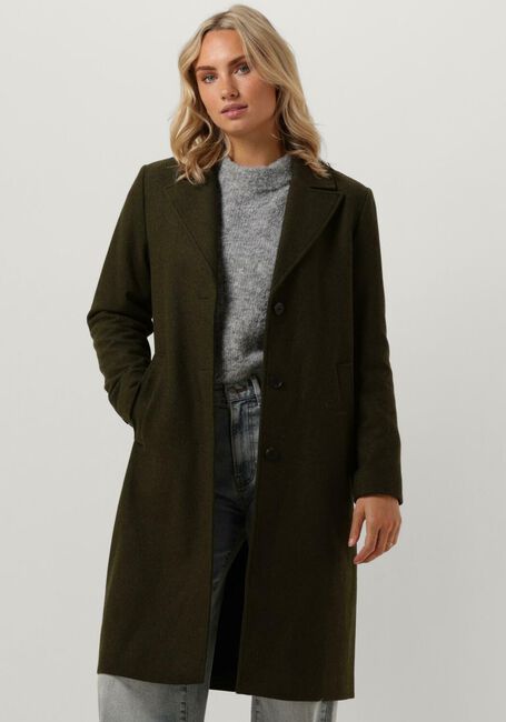 SELECTED FEMME Manteau SLFALMA WOOL COAT en vert - large