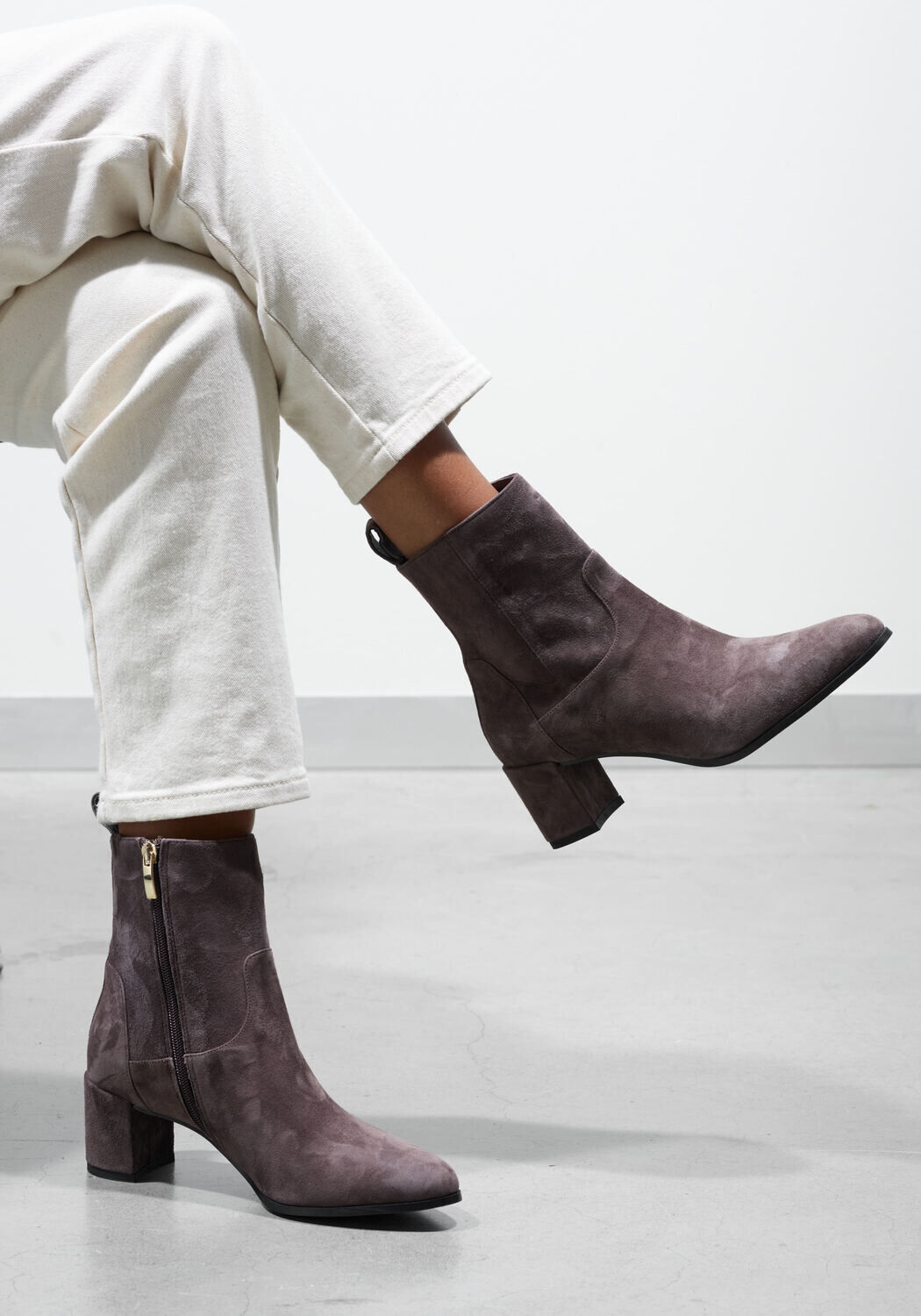 Bruine LINA LOCCHI Enkellaarsjes 8543 - medium