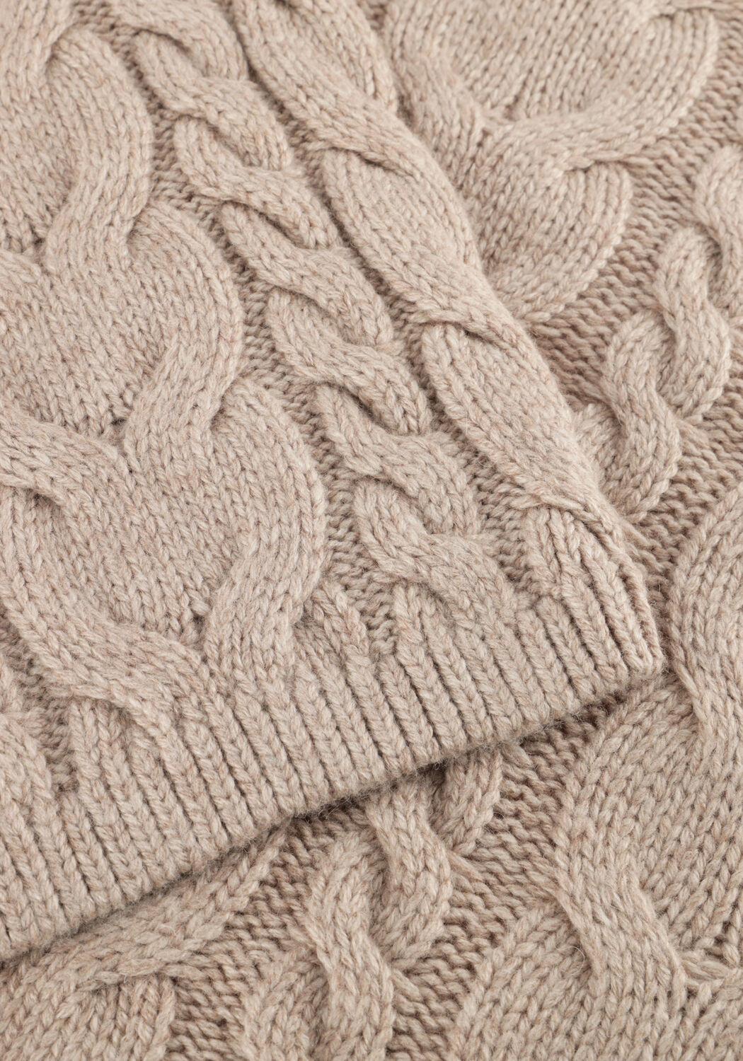 ROUGE EDIT Pull ROUDARLENE LS O-NECK KNIT en beige - large