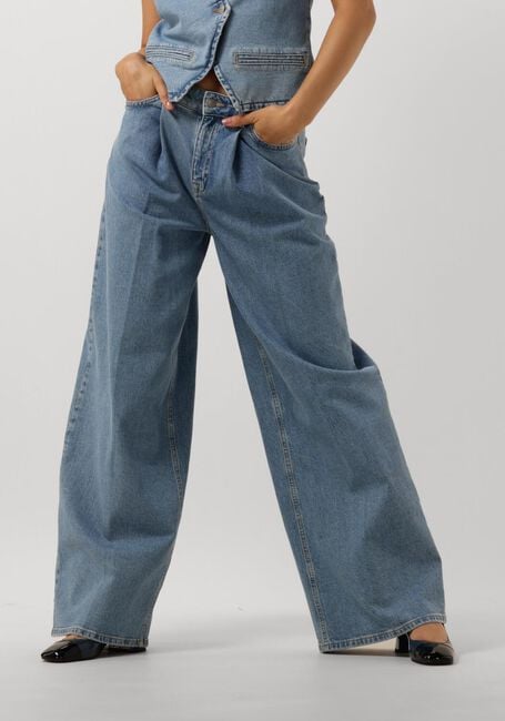 SELECTED FEMME Wide jeans SLFELLIN-GRY HW EXTRA WIDE JEANS en bleu - large