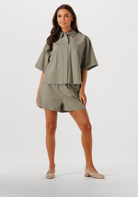 Groene WITHBLACK  WBLGUNILLA SS SHIRT - large