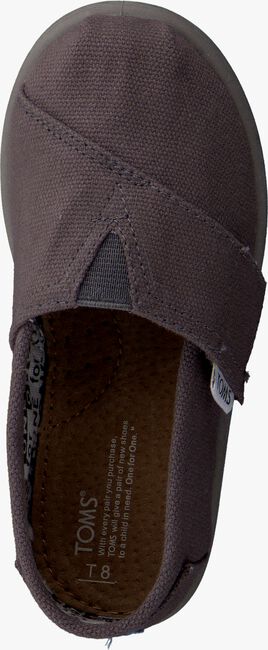 Taupe TOMS Slip-on sneakers CANVAS KIDS - large