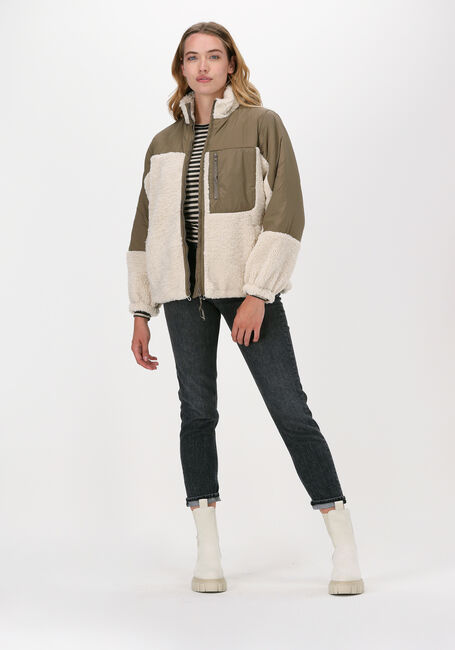 CO'COUTURE Manteau Teddy TEDDY FLEECE JACKET en vert - large