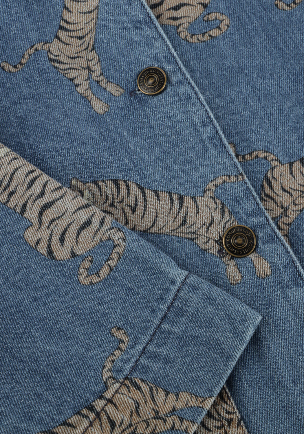 KONGES SLOJD Veste en jean MAGOT JACKET GOTS en bleu - large