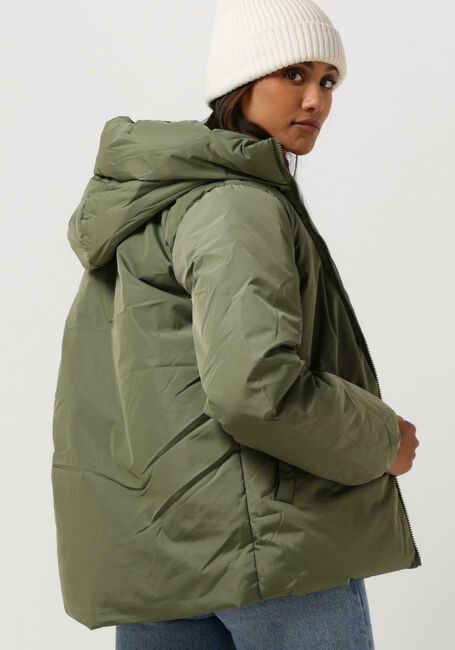 Groene MSCH COPENHAGEN Gewatteerde jas NORINA KAYSA HOOD JACKET - large