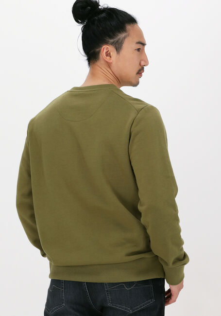 Groene PME LEGEND Sweater LONG SLEEVE R-NECK BRUSHED SWE - large