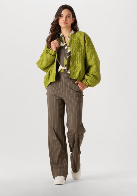 Groene STUDIO ANNELOES Jack Luun jacquard jacket - large