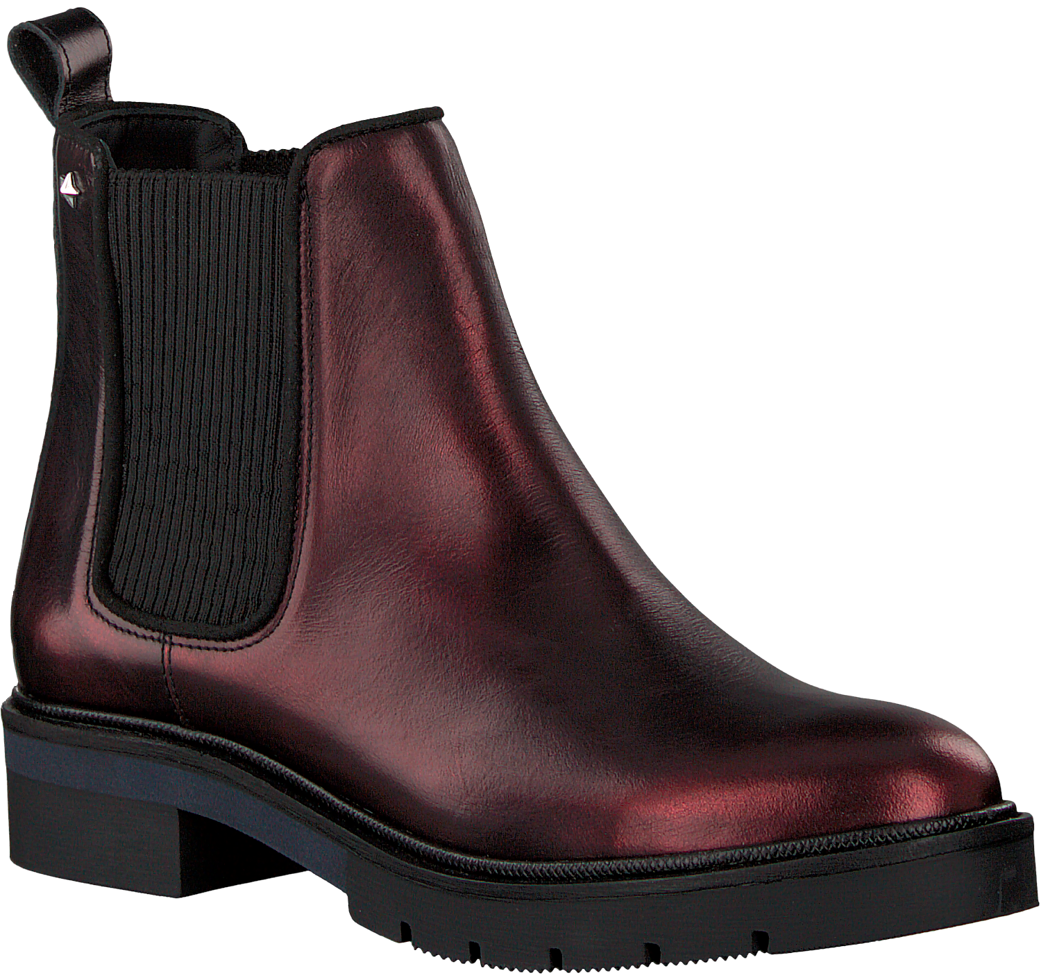 tommy hilfiger metallic chelsea boot