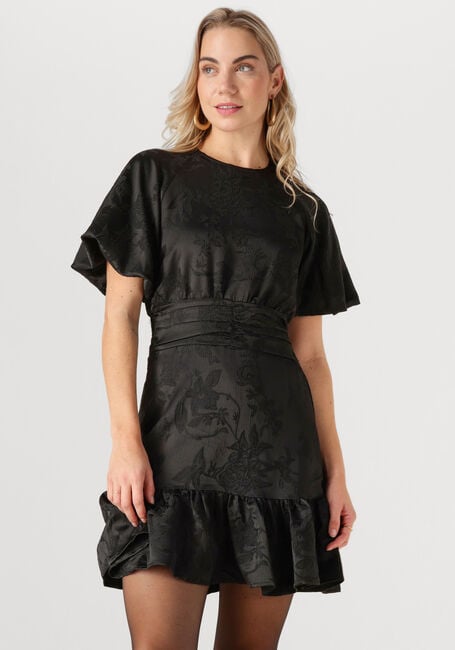 Zwarte NEO NOIR Mini jurk SULLI JACQUARD DRESS - large