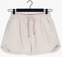 Beige CO'COUTURE Shorts PHOEBE LEATHER CROP SHORTS