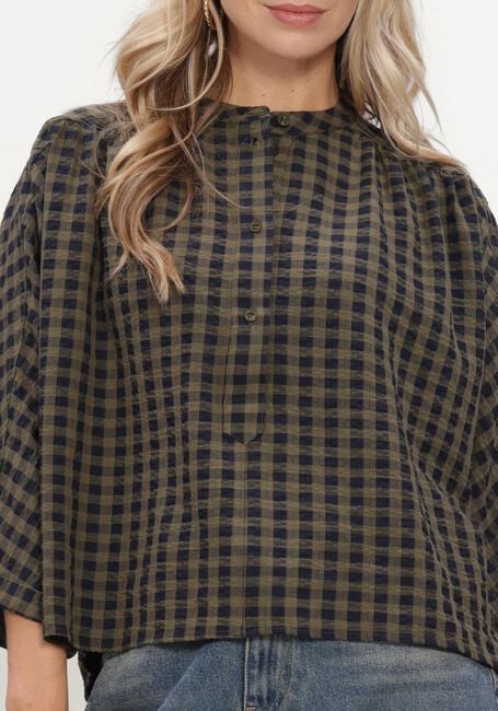 BY-BAR JESS BLOUSE Blouses Vert fonc&eacute; - large