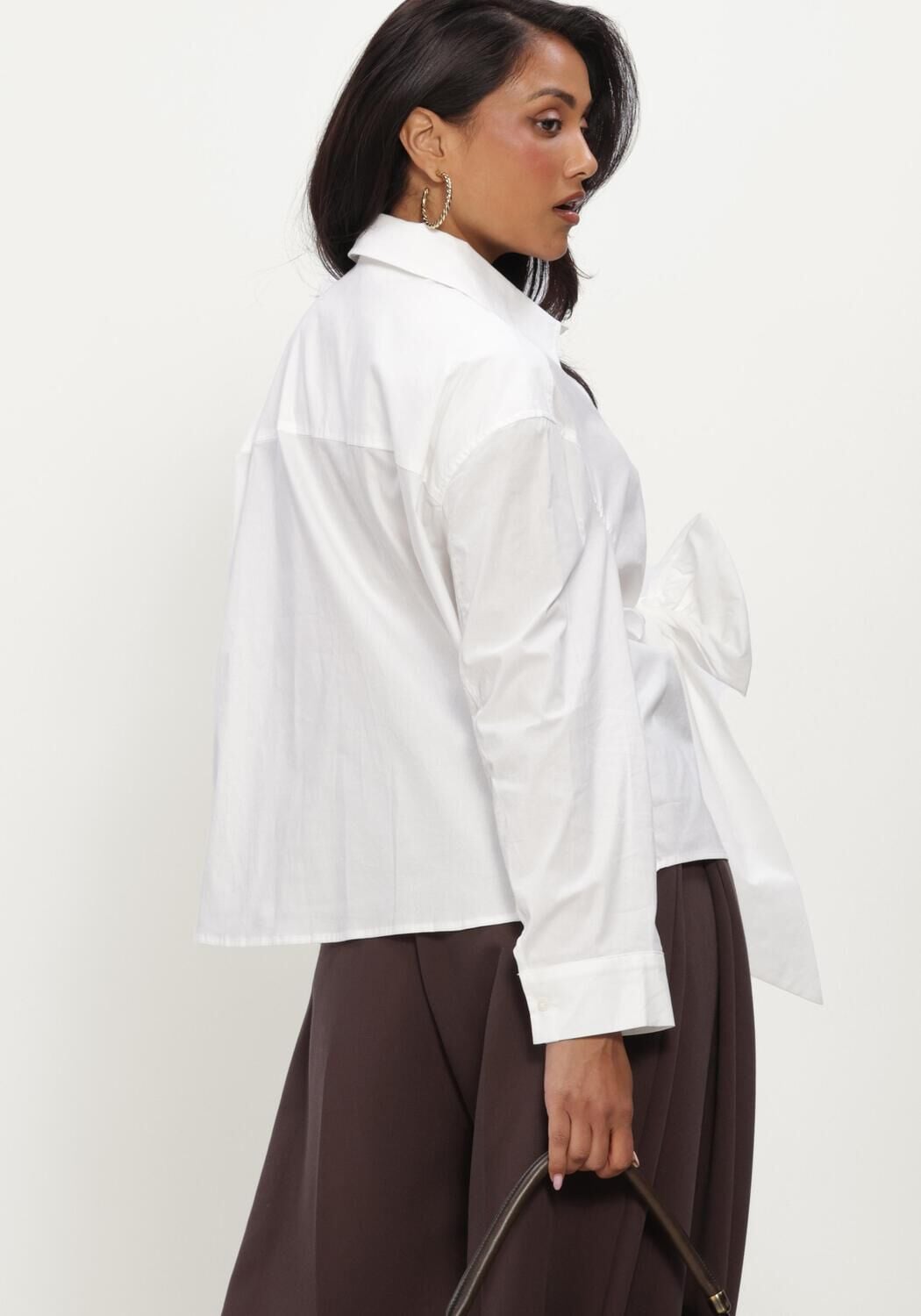 Witte CO'COUTURE  HALENCC TIE SHIRT - large