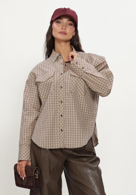 NOTRE-V NV-ISABE CHECK Blouses en beige - large