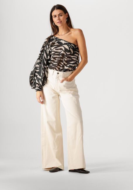Zwarte BY-BAR  BELLA ZEBRA BLOUSE - large