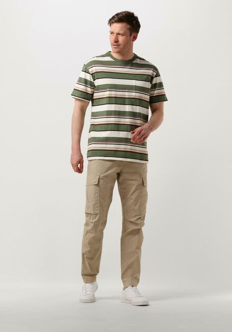 ANERKJENDT T-shirt AKKIKKI S/S STRIPE TEE Olive - large