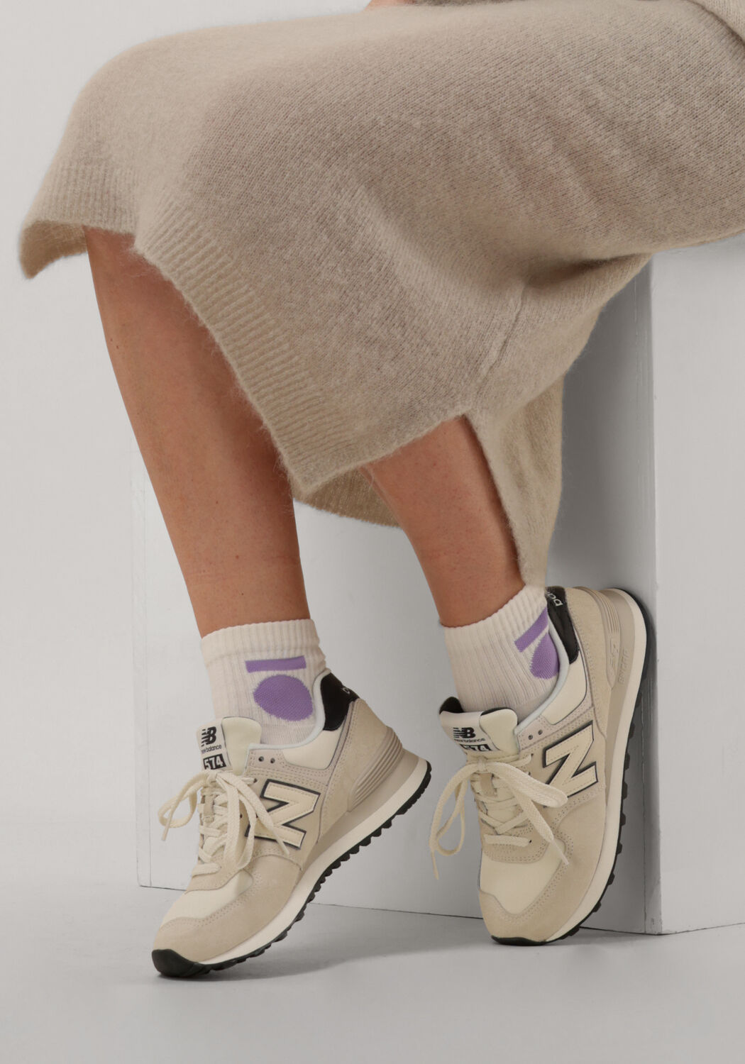 Beige NEW BALANCE Sneakers WL574 - large