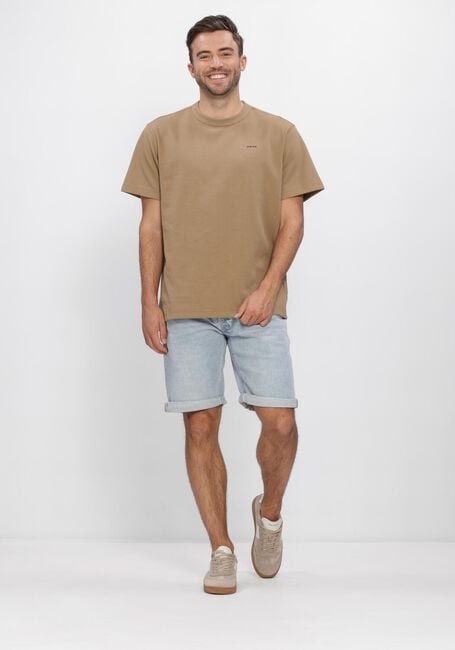 Lichtblauwe PURE PATH Jeans THE MILES SLIM FIT SHORT - large