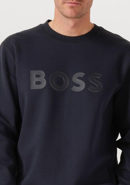 BOSS GREEN Pull SALBO Bleu foncé - large