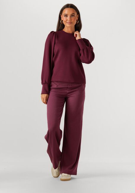 Bordeaux OBJECT Trui OBJANDREA RE L/S O-NECK TOP - large
