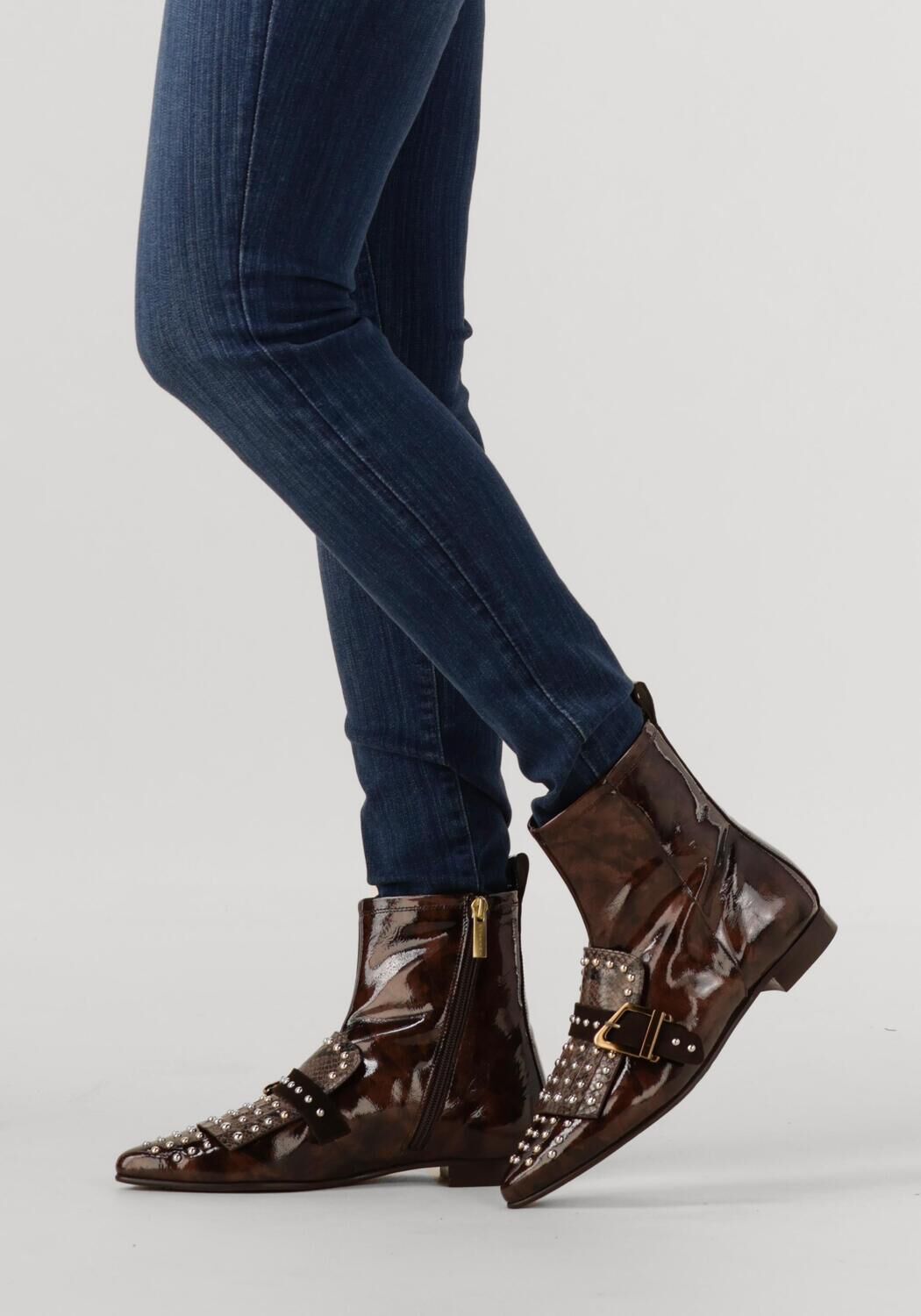 Bruine PERTINI Enkellaarsjes 33118 - large