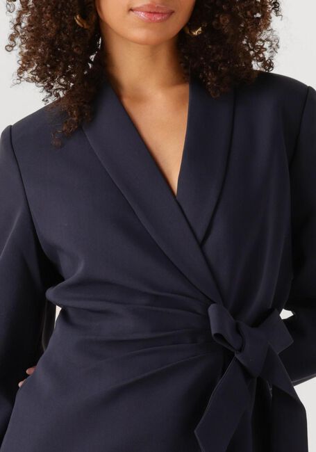 JOSH V Mini robe JV BONITA WRAP DRESS Bleu foncé - large