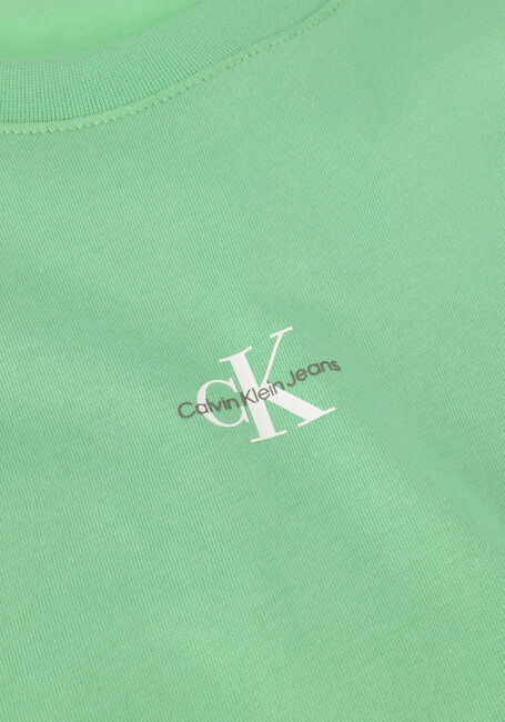 CALVIN KLEIN T-shirt MICRO MONOLGO TEE en vert - large
