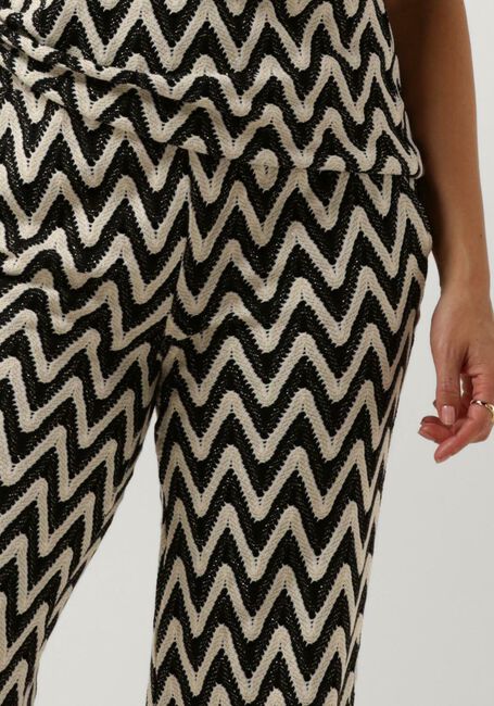 SUMMUM Pantalon PANTS ZIG ZAG CROCHET en noir - large