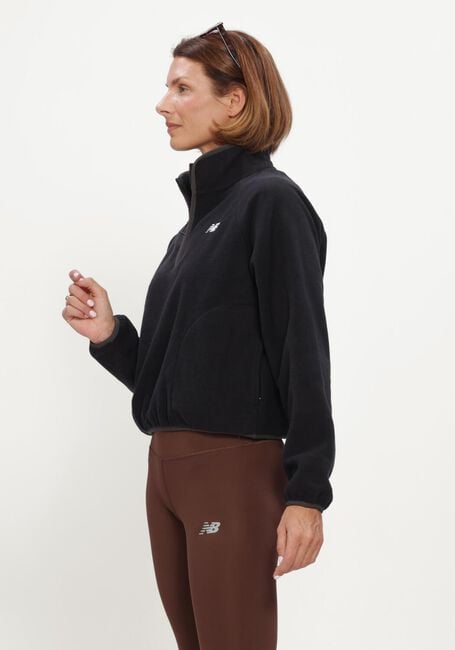 Zwarte NEW BALANCE Truien/vesten SPORT POLAR FLEECE HALF ZIP - large