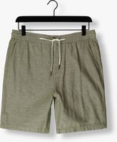 SCOTCH & SODA Pantalon courte FAVE - COTTON/LINEN TWILL BERMUDA en vert