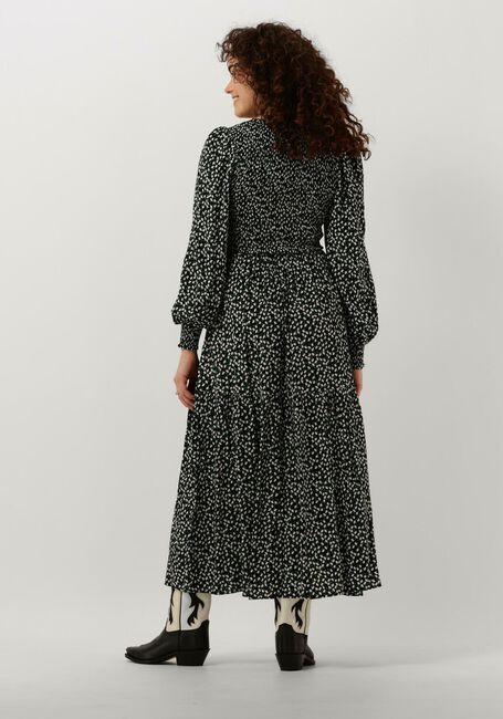 Y.A.S. Robe midi YASDITSY V NECK 3/4 SLEEVE SMOCK DRESS en noir - large
