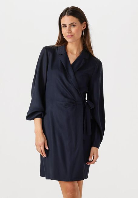 ANOTHER LABEL Mini robe MILOU DRESS L/S en noir - large