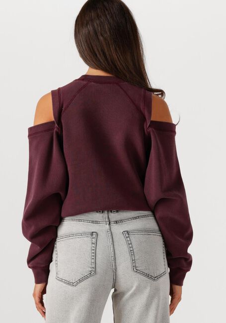 CATWALK JUNKIE Pull GRAPHIC SWEATER WITH CUT OUT Bordeaux - large