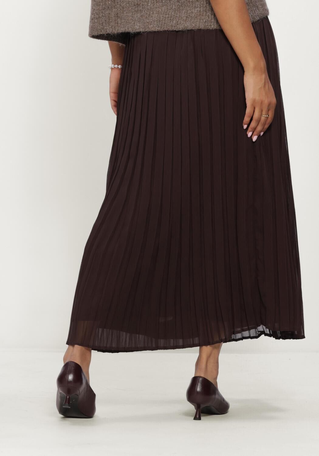 GRACE & MILA Jupe maxi SKIRT en marron - large