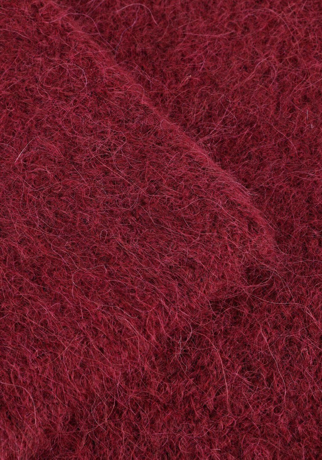 SELECTED WOMEN Pull SLFGABELLA LS KNIT O-NECK CAMP Bordeaux - large