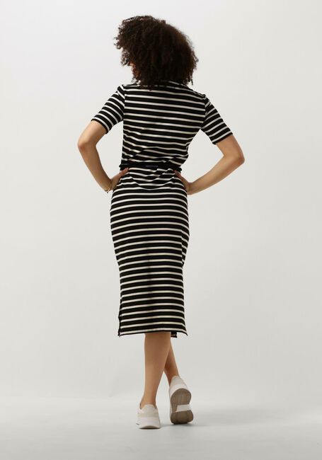 Blauwe TOMMY HILFIGER Midi jurk REG BRETON MIDI POLO DRESS - large