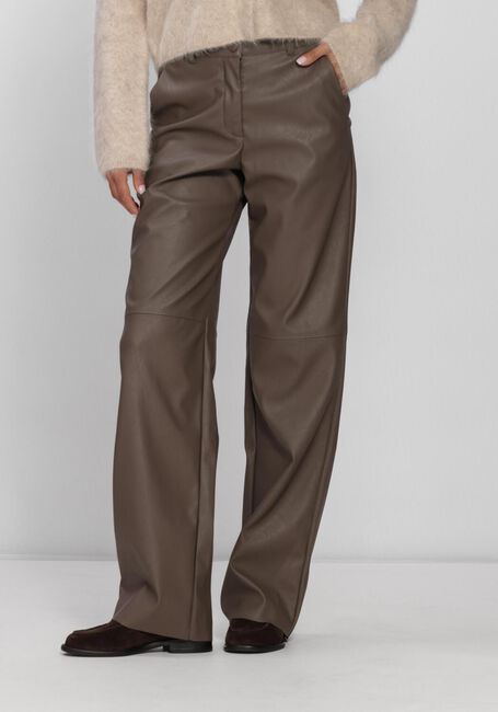 KNIT-TED Pantalon large NAOMI PANT en taupe - large