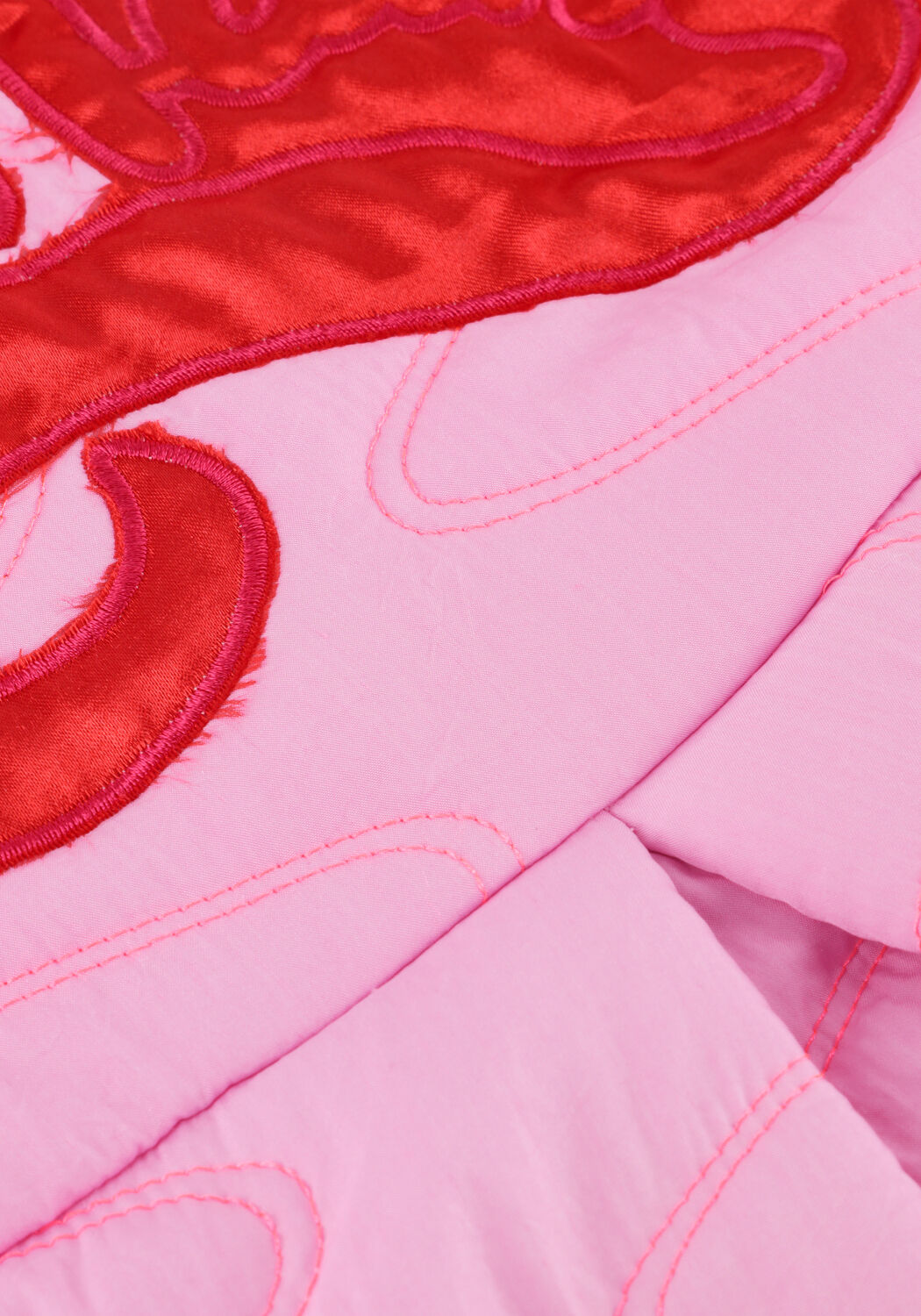 Roze POM AMSTERDAM Jassen JACKET QUILTED CHEERING PINK - large