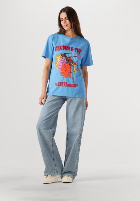 HARPER & YVE T-shirt EXTRAORDINARY-SS en bleu - large