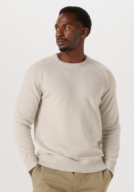 Creme STEFANO LAURAN Trui CREW L - large