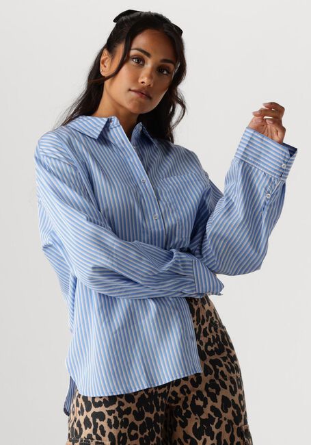 MODSTRÖM KADIRMD STRIPE SHIRT Blouses en bleu - large
