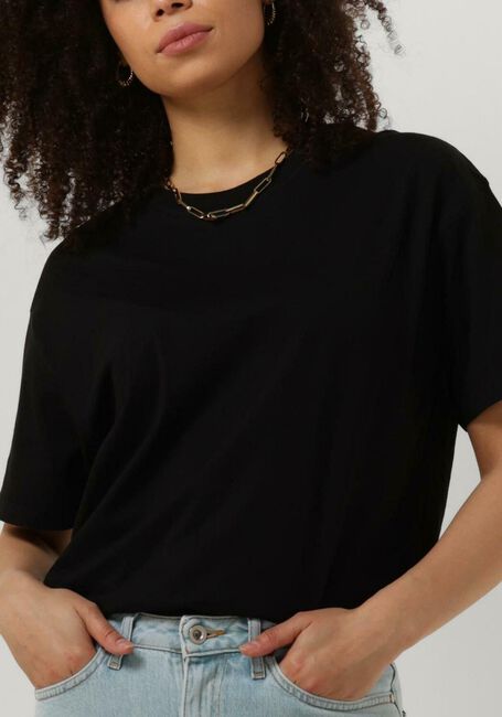 Zwarte ENVII T-shirt ENKULLA SS TEE SOLID - large
