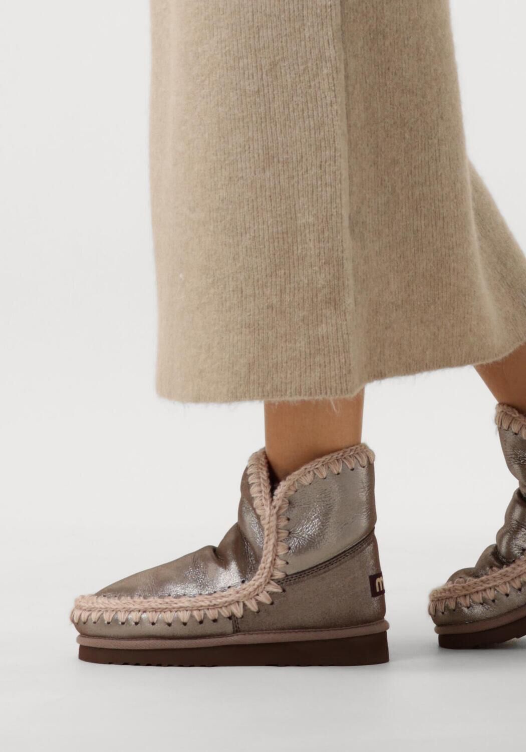 MOU Bottes fourrure ESKIMO 18 MET en argent - large