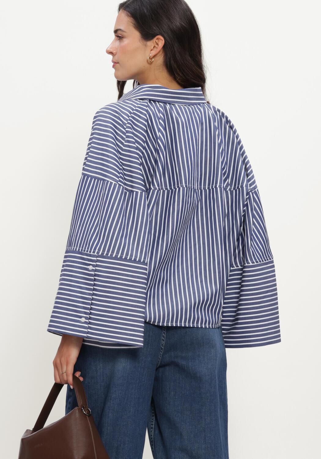 Blauwe EST'SEVEN  VARISSA BLOUSE - large