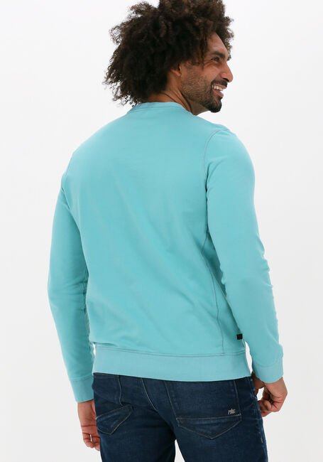 Lichtblauwe PME LEGEND Sweater R-NECK FINE TERRY - large