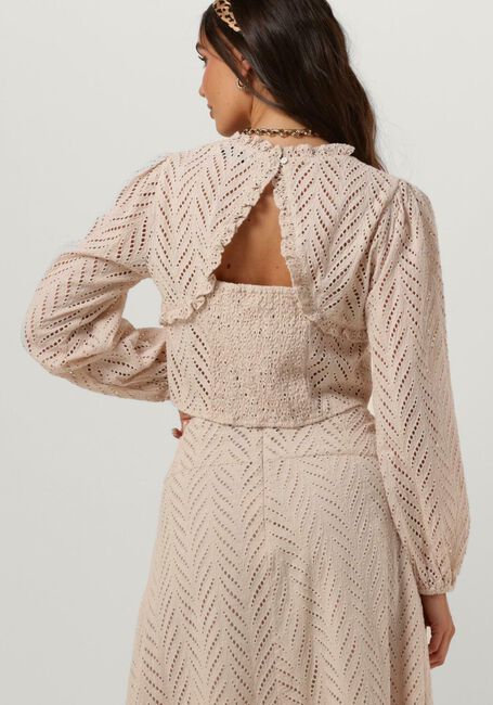 Beige NEO NOIR  RIVOLI WAVE BLOUSE - large