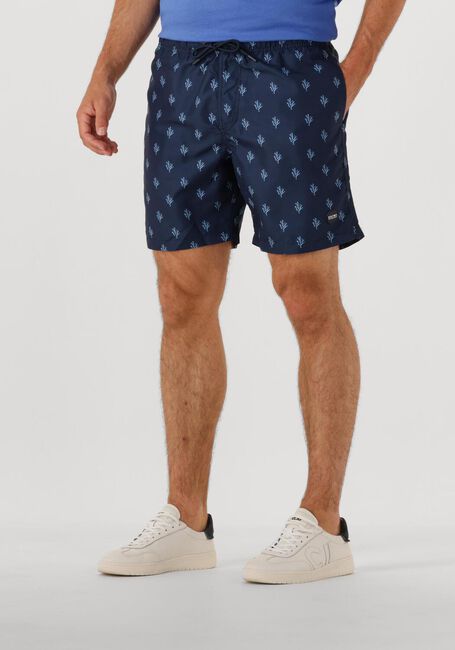 SHIWI Shorts de bain MEN MIKE SWIM SHORTS 7 INCH SKETCHED CORAL en noir - large