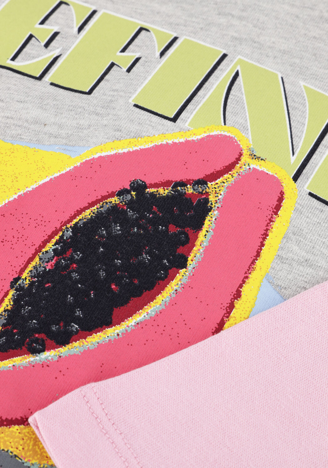 REFINED DEPARTMENT T-shirt LOUI 9986 en gris - large